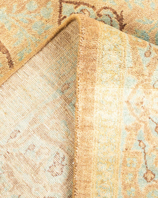 Traditional Mogul Brown Wool Area Rug 4' 3" x 6' 5" - Solo Rugs