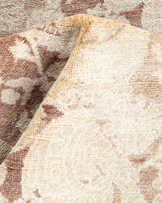 Traditional Mogul Brown Wool Area Rug 3' 2" x 5' 1" - Solo Rugs
