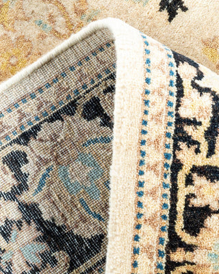 Traditional Mogul Ivory Wool Area Rug 3' 2" x 5' 5" - Solo Rugs