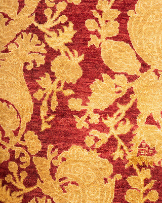 Traditional Mogul Red Wool Runner 2' 9" x 16' 7" - Solo Rugs