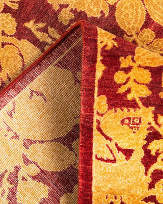 Traditional Mogul Red Wool Runner 2' 9" x 16' 7" - Solo Rugs