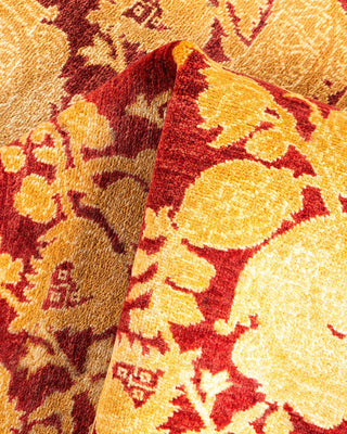Traditional Mogul Red Wool Runner 2' 9" x 16' 7" - Solo Rugs