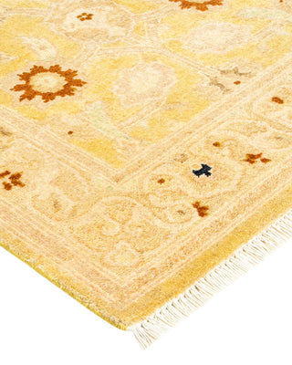 Contemporary Eclectic Green Wool Runner 2' 5" x 13' 3" - Solo Rugs
