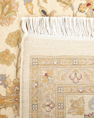 Traditional Mogul Ivory Wool Area Rug 8' 2" x 12' 0" - Solo Rugs