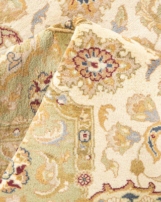 Traditional Mogul Ivory Wool Area Rug 8' 2" x 12' 0" - Solo Rugs