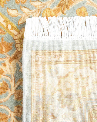 Traditional Mogul Light Blue Wool Runner 2' 7" x 8' 6" - Solo Rugs