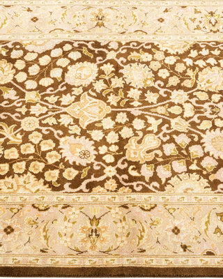 Traditional Mogul Green Wool Runner 2' 6" x 8' 6" - Solo Rugs