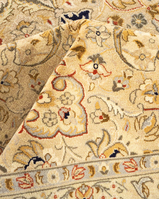 Traditional Mogul Ivory Wool Area Rug 9' 2" x 12' 5" - Solo Rugs