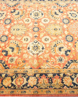 Mogul, One-of-a-Kind Hand-Knotted Area Rug - Orange, 4' 4" x 6' 1" - Solo Rugs