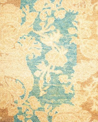 Traditional Mogul Brown Wool Area Rug 4' 2" x 5' 10" - Solo Rugs