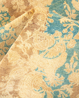 Traditional Mogul Brown Wool Area Rug 4' 2" x 5' 10" - Solo Rugs