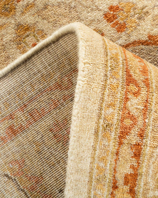 Traditional Mogul Ivory Wool Area Rug 4' 2" x 5' 10" - Solo Rugs