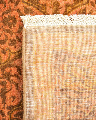 Traditional Mogul Yellow Wool Area Rug 4' 3" x 6' 2" - Solo Rugs