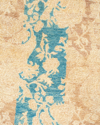 Traditional Mogul Brown Wool Area Rug 3' 1" x 5' 2" - Solo Rugs