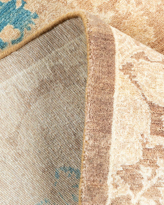 Traditional Mogul Brown Wool Area Rug 3' 1" x 5' 2" - Solo Rugs