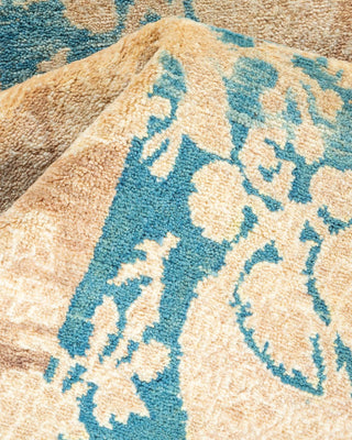 Traditional Mogul Brown Wool Area Rug 3' 1" x 5' 2" - Solo Rugs