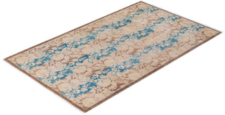 Traditional Mogul Brown Wool Area Rug 3' 1" x 5' 2" - Solo Rugs