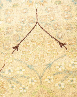 Traditional Mogul Ivory Wool Runner 2' 8" x 12' 4" - Solo Rugs