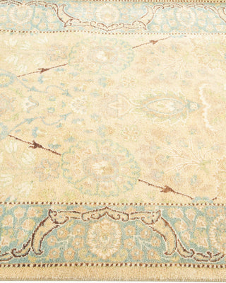 Traditional Mogul Ivory Wool Runner 2' 8" x 12' 4" - Solo Rugs