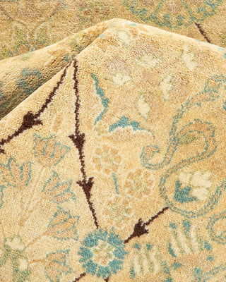 Traditional Mogul Ivory Wool Runner 2' 8" x 12' 4" - Solo Rugs