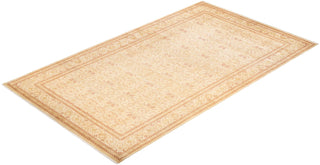 Traditional Mogul Ivory Wool Runner 8' 3" x 14' 8" - Solo Rugs