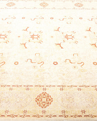 Traditional Mogul Ivory Wool Runner 6' 0" x 13' 4" - Solo Rugs