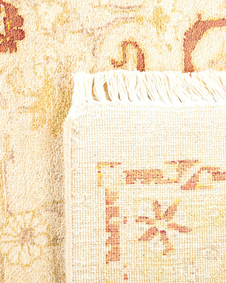Traditional Mogul Ivory Wool Runner 6' 0" x 13' 4" - Solo Rugs