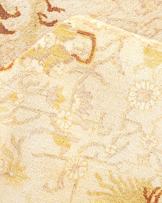 Traditional Mogul Ivory Wool Runner 6' 0" x 13' 4" - Solo Rugs