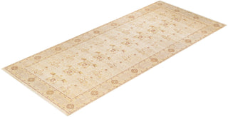 Traditional Mogul Ivory Wool Runner 6' 0" x 13' 4" - Solo Rugs