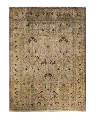 Contemporary Eclectic Gray Wool Area Rug 8' 0" x 10' 9" - Solo Rugs