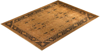 Contemporary Transitional Beige Wool Area Rug 10' 3" x 13' 10" - Solo Rugs
