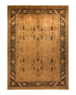 Contemporary Transitional Beige Wool Area Rug 10' 3" x 13' 10" - Solo Rugs