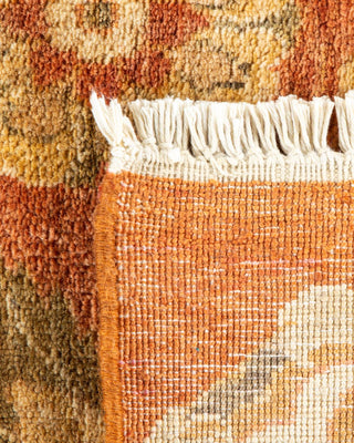 Contemporary Eclectic Brown Wool Area Rug 9' 3" x 11' 8" - Solo Rugs