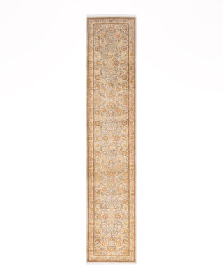 Traditional Mogul Ivory Wool Runner 2' 7" x 13' 0" - Solo Rugs