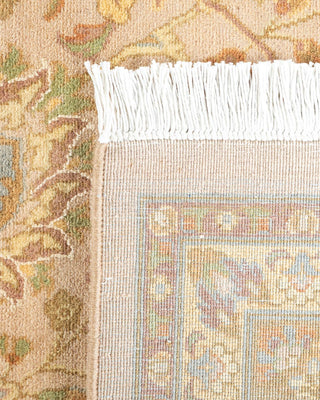 Traditional Mogul Ivory Wool Area Rug 8' 1" x 10' 0" - Solo Rugs