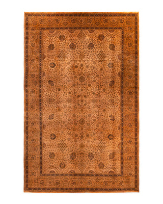 Fine Vibrance, One-of-a-Kind Handmade Area Rug - Brown, 15' 9" x 10' 2" - Solo Rugs