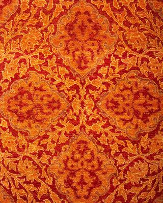 Traditional Mogul Orange Wool Runner 2' 5" x 13' 2" - Solo Rugs