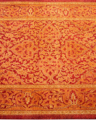 Traditional Mogul Orange Wool Runner 2' 5" x 13' 2" - Solo Rugs