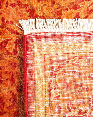 Traditional Mogul Orange Wool Runner 2' 5" x 13' 2" - Solo Rugs