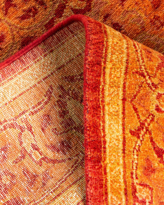 Traditional Mogul Orange Wool Runner 2' 5" x 13' 2" - Solo Rugs