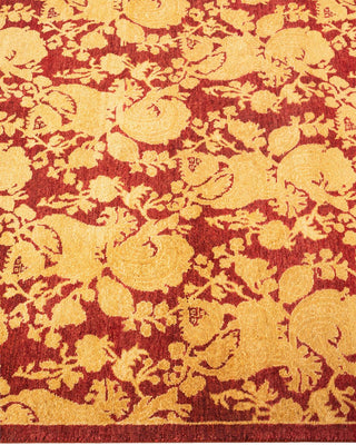 Traditional Mogul Red Wool Runner 2' 8" x 9' 9" - Solo Rugs