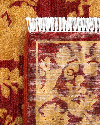Traditional Mogul Red Wool Runner 2' 8" x 9' 9" - Solo Rugs