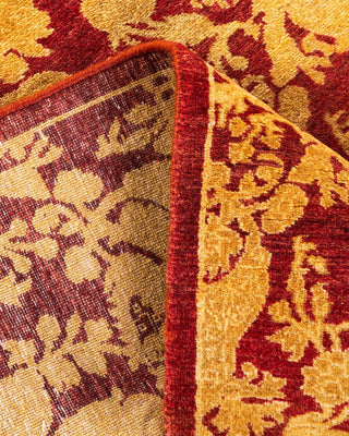 Traditional Mogul Red Wool Runner 2' 8" x 9' 9" - Solo Rugs