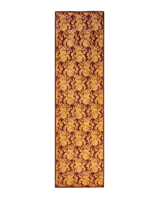 Traditional Mogul Red Wool Runner 2' 8" x 9' 9" - Solo Rugs