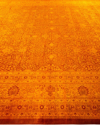 Fine Vibrance, One-of-a-Kind Handmade Area Rug - Orange, 18' 1" x 12' 4" - Solo Rugs