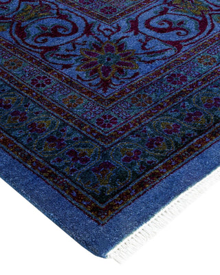Contemporary Fine Vibrance Bl Wool Area Rug 10' 1" x 13' 6" - Solo Rugs