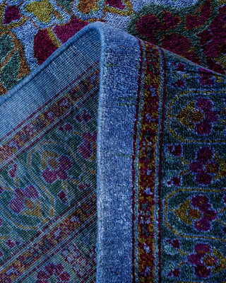 Contemporary Fine Vibrance Bl Wool Area Rug 10' 1" x 13' 6" - Solo Rugs