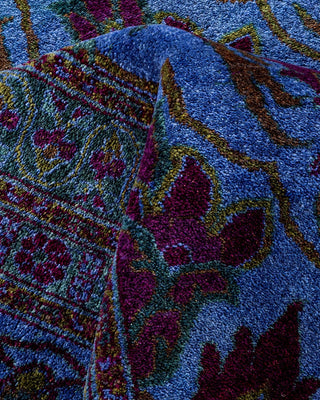 Contemporary Fine Vibrance Bl Wool Area Rug 10' 1" x 13' 6" - Solo Rugs