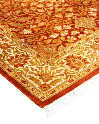 Traditional Mogul Orange Wool Runner 2' 7" x 12' 6" - Solo Rugs