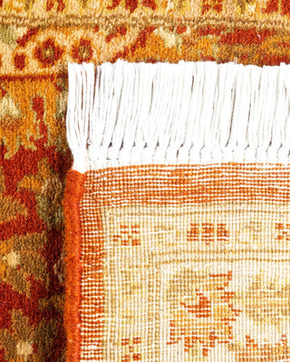 Traditional Mogul Orange Wool Runner 2' 7" x 12' 6" - Solo Rugs